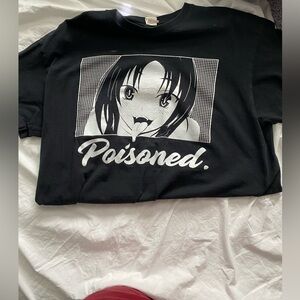 POISONED ANIME T SHIRT XL